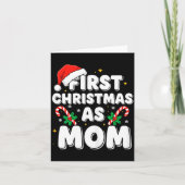First Christmas As Mom  Kaart (Voorkant)
