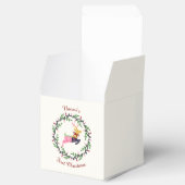 First Christmas Deer with Wreath Customize Bedankdoosjes (Geopend)