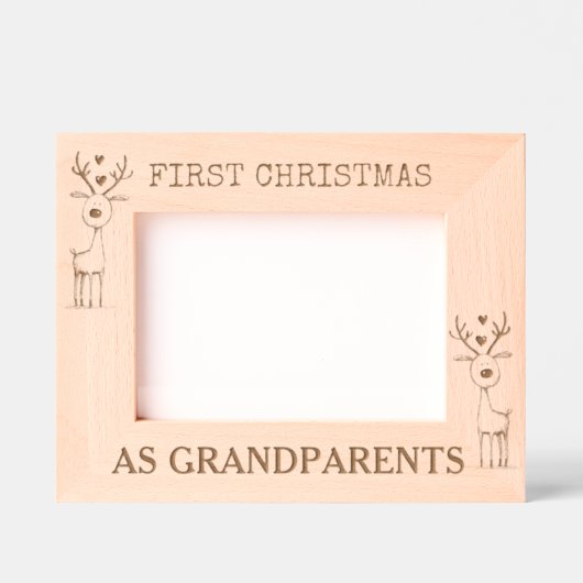 First Christmas, Fully Customizable Gegraveerde Lijstjes (Voorkant)