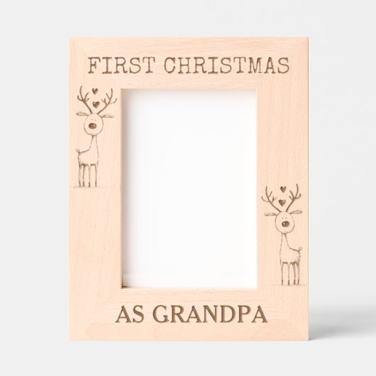 First Christmas, Fully Customizable Gegraveerde Lijstjes (Voorkant)
