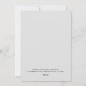 First Christmas in New Home Holiday Card Feestdagenkaart (Achterkant)