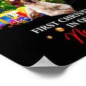 First Christmas In Our New Home Xmas Beagle Dog T  Poster (Hoek)