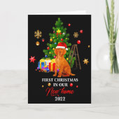 First Christmas In Our New Home Xmas Gift For Vizs Kaart (Voorkant)