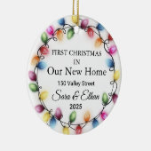  First Christmas in Our New House Christmas,New  Keramisch Ornament (Rechts)