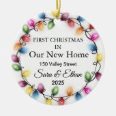  First Christmas in Our New House Christmas,New  Keramisch Ornament (Voorkant)