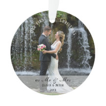 First Christmas Married as Mr. & Mrs.