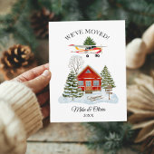 First Christmas New Home Cessna Airplane and Tree Briefkaart