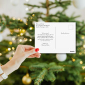 First Christmas New Home Cessna Airplane and Tree Briefkaart