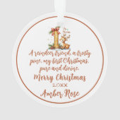 First Christmas Ornament (achterkant)