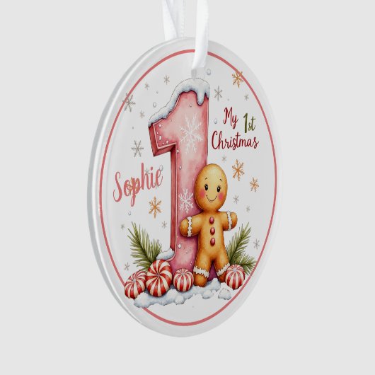 First Christmas Ornament  (voorkant)