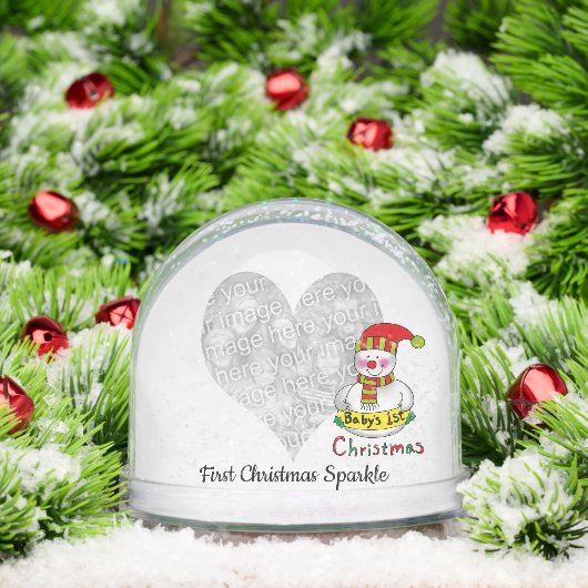 First Christmas Sparkle – Snowman Design Sneeuwbol (Kerstmis)