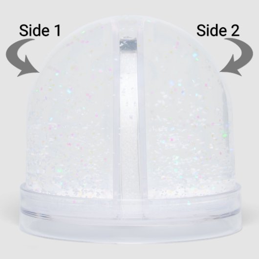 First Christmas Sparkle – Snowman Design Sneeuwbol (Zijkant)