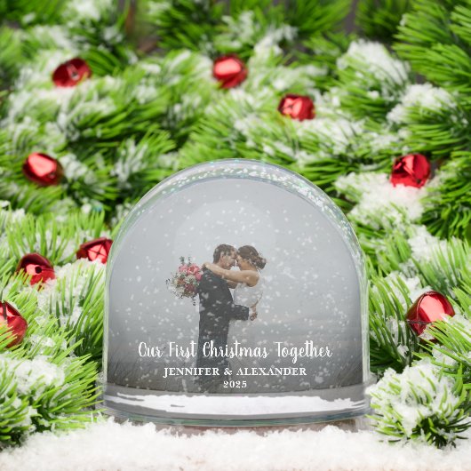 First Christmas Together photo Snow Globe Sneeuwbol (Kerstmis)