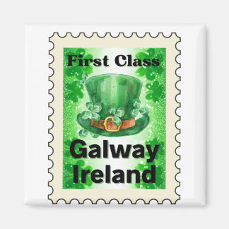 First Class Galway Ireland Stamp Magneet