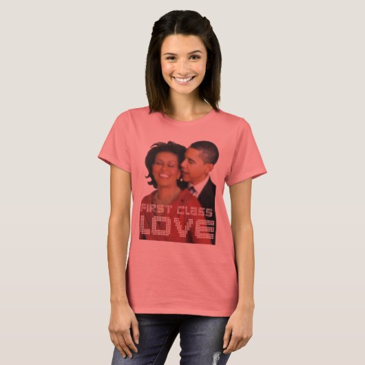 First Class Love - Gepersonaliseerd T-shirt (Voorkant volledig)