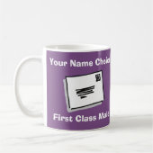 First Class Male with Personalised Name Koffiemok (Links)