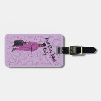First Class Vibes Only Luggage Tag Bagagelabel