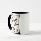 First Coffee Then Talk mok (Voorkant links)