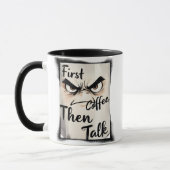 First Coffee Then Talk mug Mok (Links)