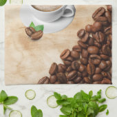 First Coffee, Then the Day – Sarah Kitchen Towel Theedoek (Gevouwen)