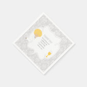 First Communde Boy Silver Damask Servet (Hoek)