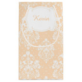 First Commune African American Boy Bedankt Klein Cadeauzakje (Achterkant)