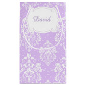 First Commune African American Boy Bedankt Klein Cadeauzakje (Achterkant)