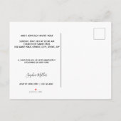 First Communed Bold Photo Overlay Typografie Uitnodiging Briefkaart (Achterkant)