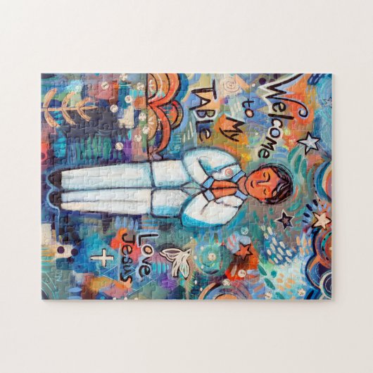 First Communion Boy Gift Puzzle Legpuzzel (Horizontaal)