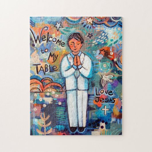 First Communion Boy Gift Puzzle Legpuzzel (Verticaal)