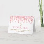First Communion Cherry Blossom thank you card Bedankkaart (Voorkant)