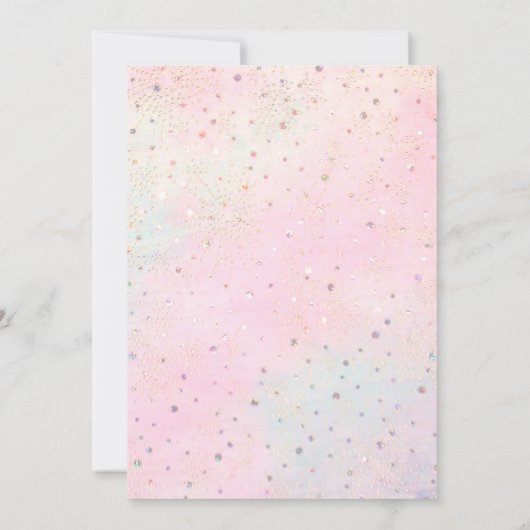 First Communion Girl Design Kaart (Achterkant)