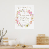 First Communion girl welcome Poster (Keuken)