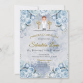 First Communion Invitation Boy Kaart (Voorkant)