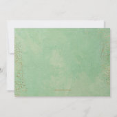 First Communion Photo Cross Eucalyptus Bedankkaart (Achterkant)