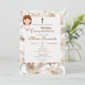 First Communion Spanish Kaart (Staand voorkant)