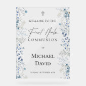 First Communion welcome Acryl Bord (Voorkant)