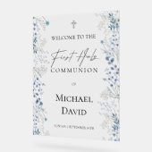 First Communion welcome Acryl Bord (Hoek)