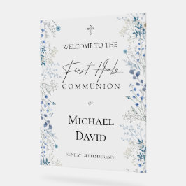 First Communion welcome Acryl Bord