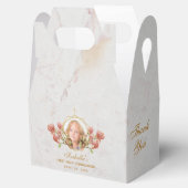 First Communist Girl Foto Marble Pink Magnolia Bedankdoosjes (Geopend)