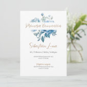 First Community Invitation Boy Kaart (Staand voorkant)