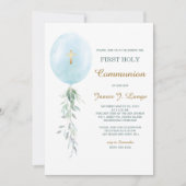 First Community Invitation Boy Kaart (Voorkant)