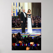 First Couple Donald and Melania Trump Liberty Ball Poster (Voorkant)