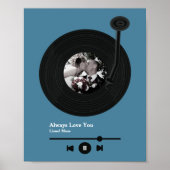 First Dance Music Record Mannen Poster (Voorkant)