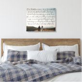 First Dance Song Lyrics Jubileum Gift Vow Foto Canvas Afdruk (Insitu (Slaapkamer))