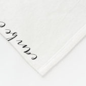 First Dance Song Tekst Jubileum Gift Geloften 1st Fleece Deken (Hoek)