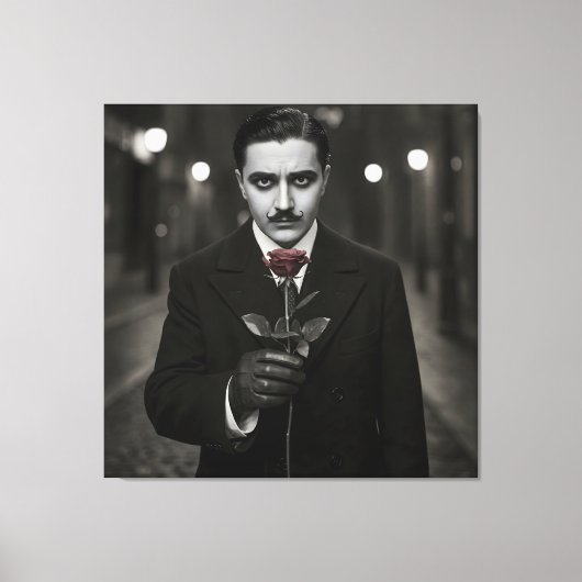 First Date, 1920 beroemd gemaakt door Natasha Us Canvas Afdruk (Voorkant)