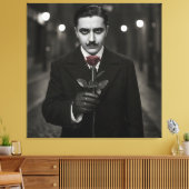 First Date, 1920 beroemd gemaakt door Natasha Us Canvas Afdruk (Insitu (Woonkamer))