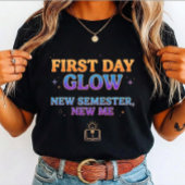 First Day Glow New Semester New Me student's  Tri-Blend Shirt
