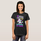 First Day of 1st Grade, Back To School, Girl, Unic T-shirt (Voorkant volledig)